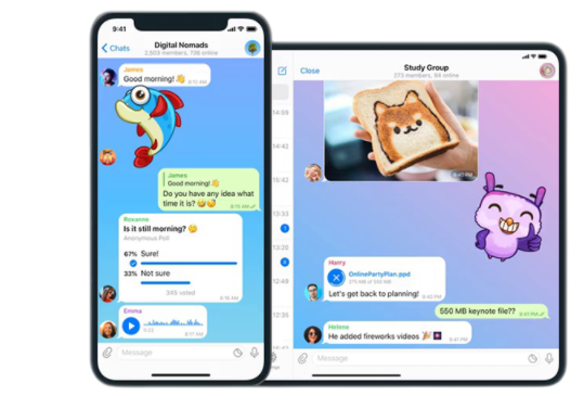 Telegram下载应用界面展示